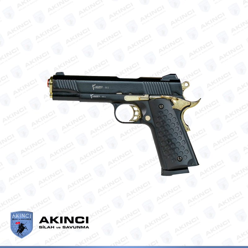 Kuzey 911 Altın Parçalı Siyah