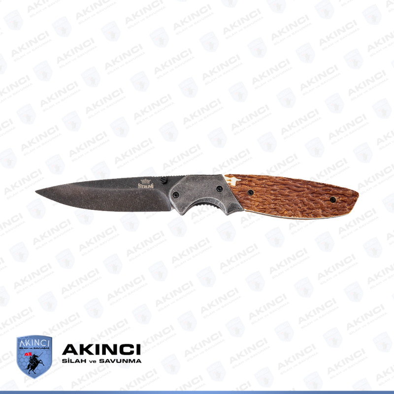 Sterling 11,43 CM Taşlanmış Liner Lock Çakı