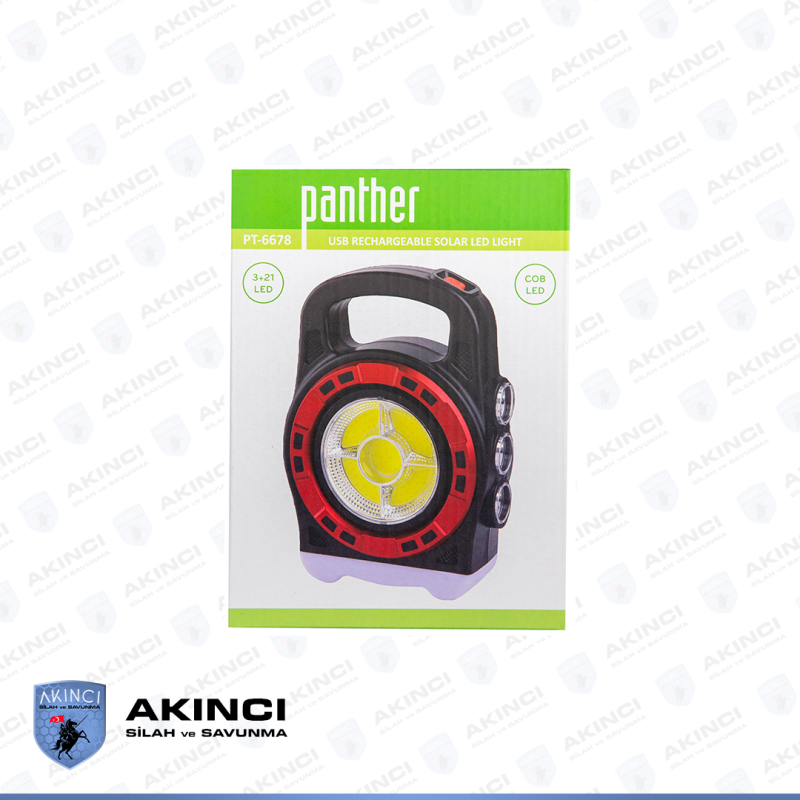 Panther Şarz Edilebilir Led Fener
