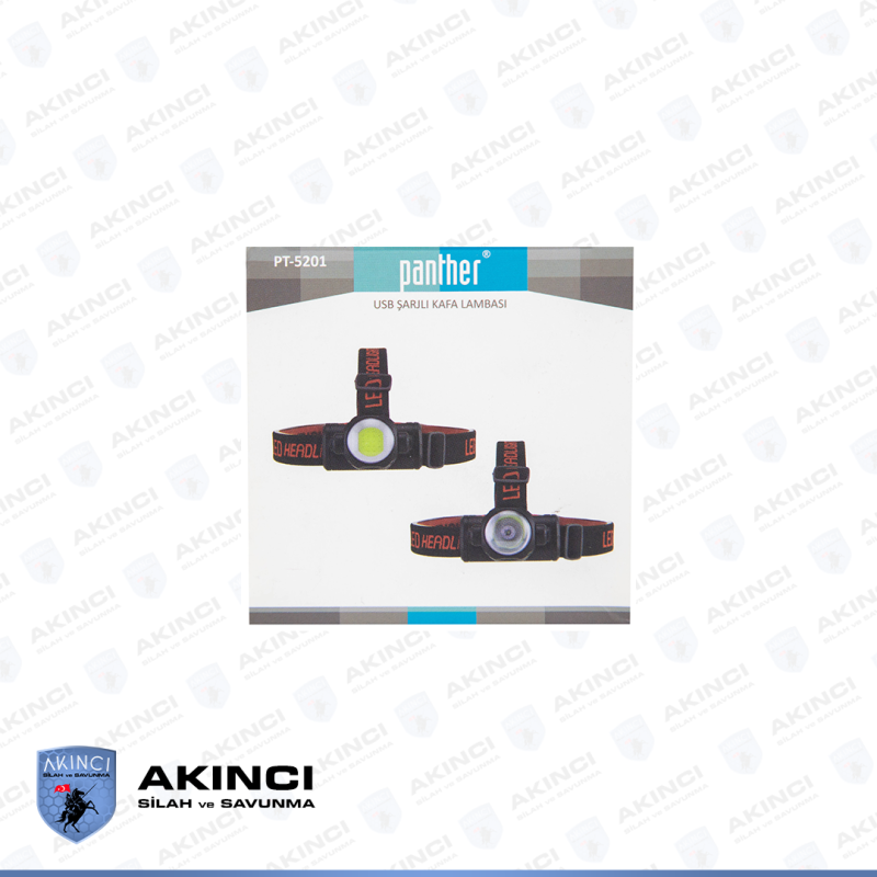 Panther PT 5201 USB Şarjlı Kafa Lambası